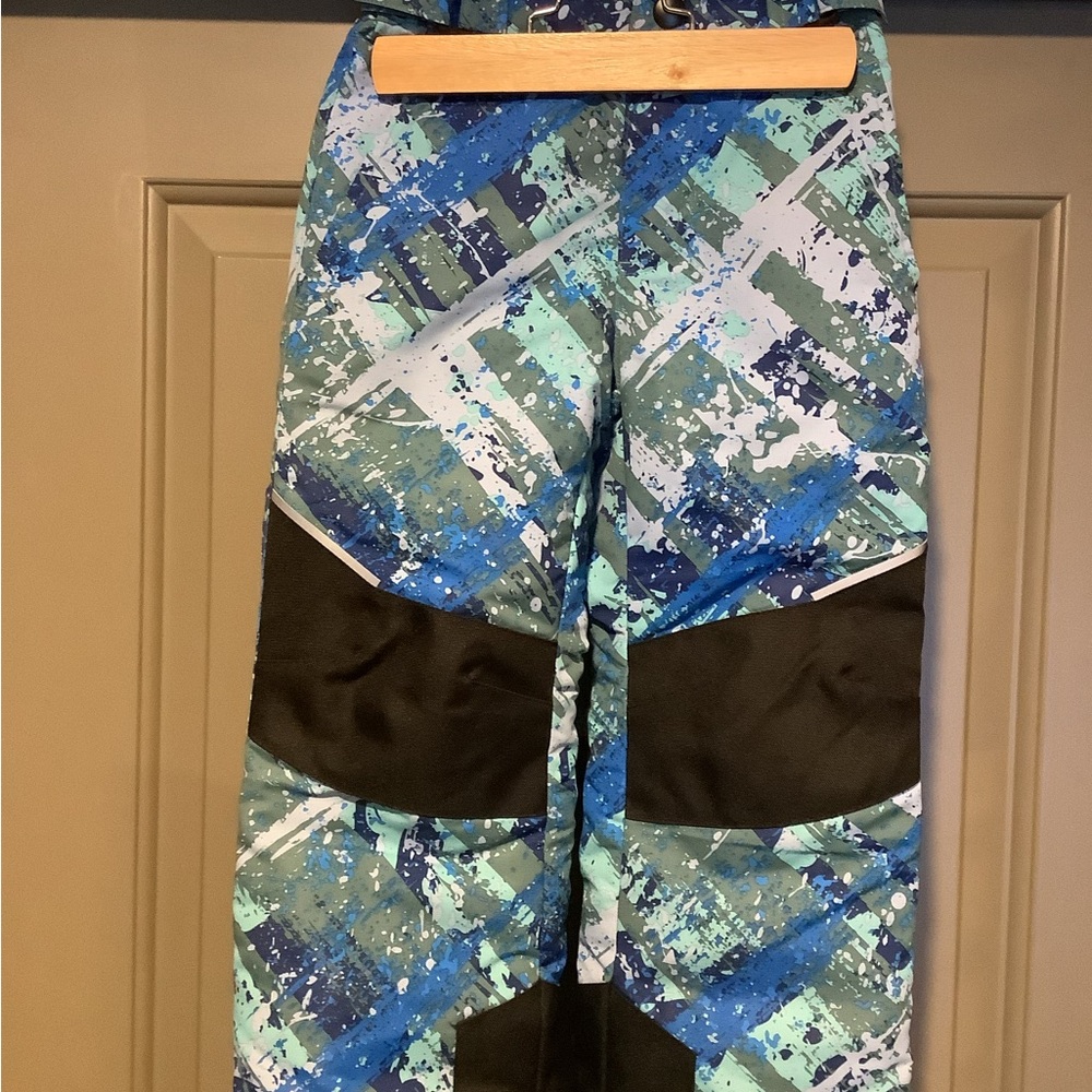 Waterproof Swiss Tech Unisex X- Small (4-5) multi color abstract Snow-pants.
